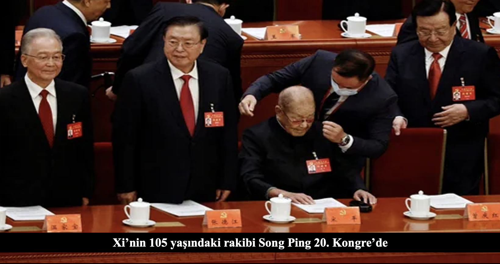 Xi’nin 105 yaşındaki rakibi Song Ping 20. Kongre’de Xi’nin 105 yaşındaki rakibi Song Ping 20. Kongre’de
