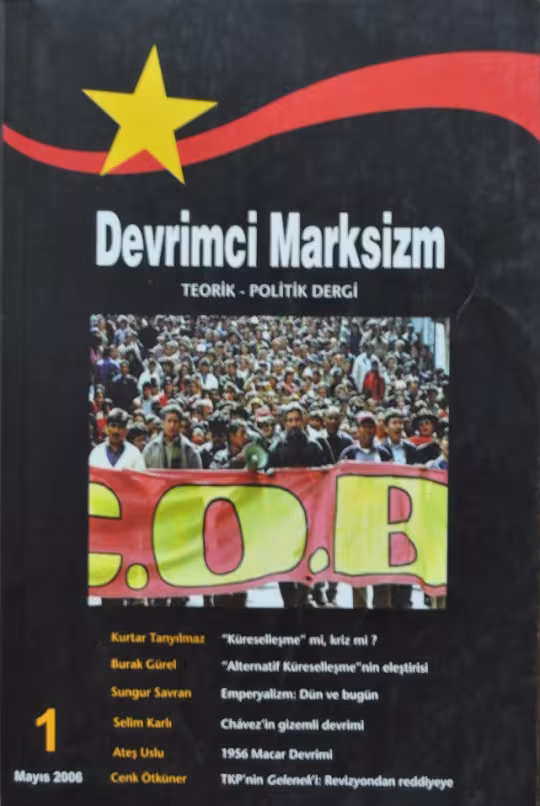 Devrimci Marksizm 1 kapağı