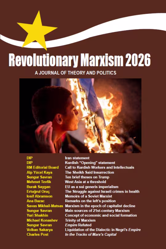 Revolutionary Marxism 2026 cover