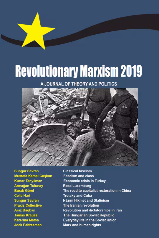 Revolutionary Marxism 2019 cover